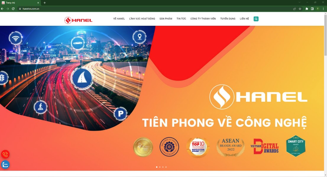 canh bao website gia mao website cua cong ty co phan hanel hinh 1