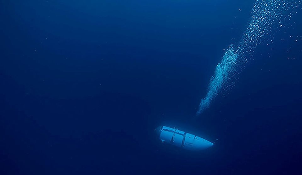 Tàu ngầm Titan trong chuyến thám hiểm xác tàu Titanic đã mất tích được 3 ngày. Ảnh: Reuters