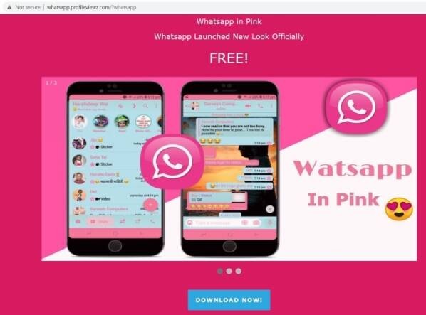 malaysia canh bao nguoi dung khong tai ung dung pink whatsapp doc hai hinh 1