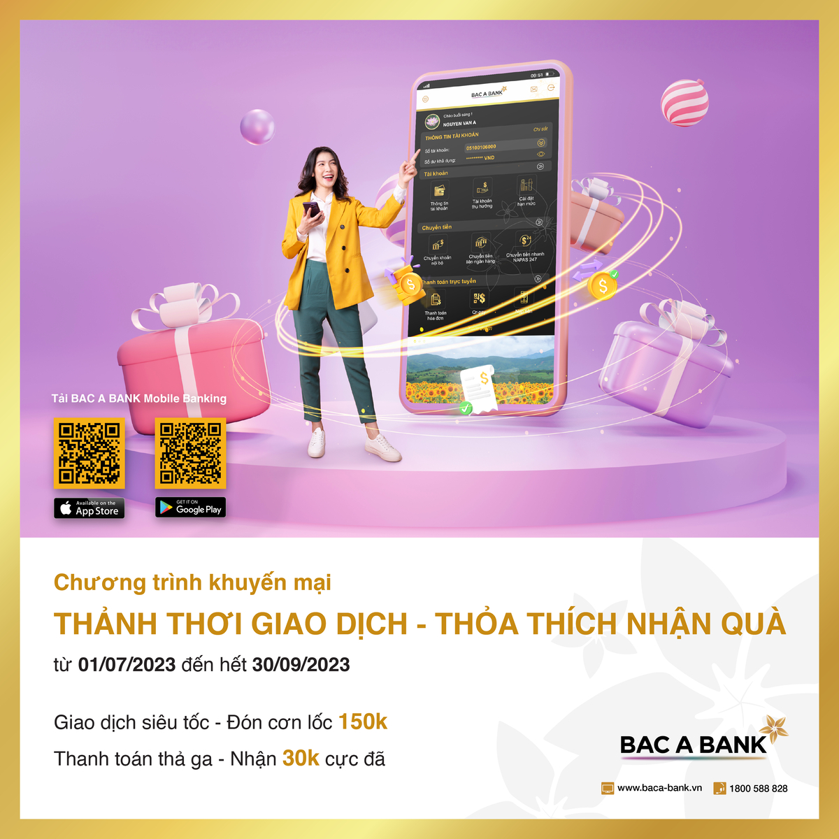 thanh thoi giao dich  thoa thich nhan qua cung bac a bank hinh 1