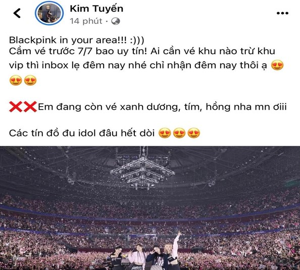 xuat hien nhieu thong tin lua dao ban ve xem concert cua blackpink tai viet nam hinh 1