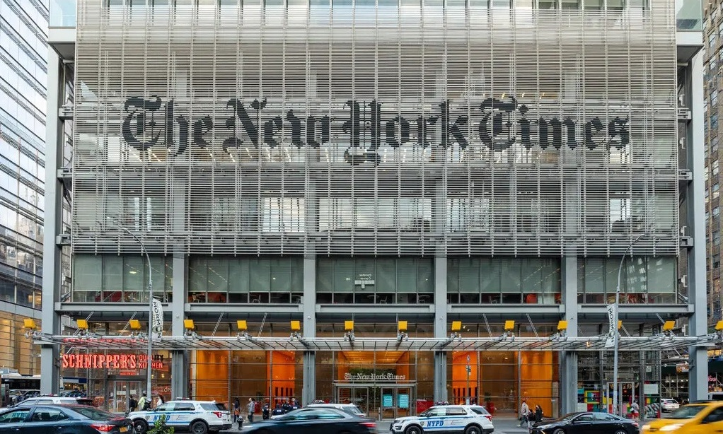 new york times giai tan ban the thao su dung the athletic de dua tin hinh 1