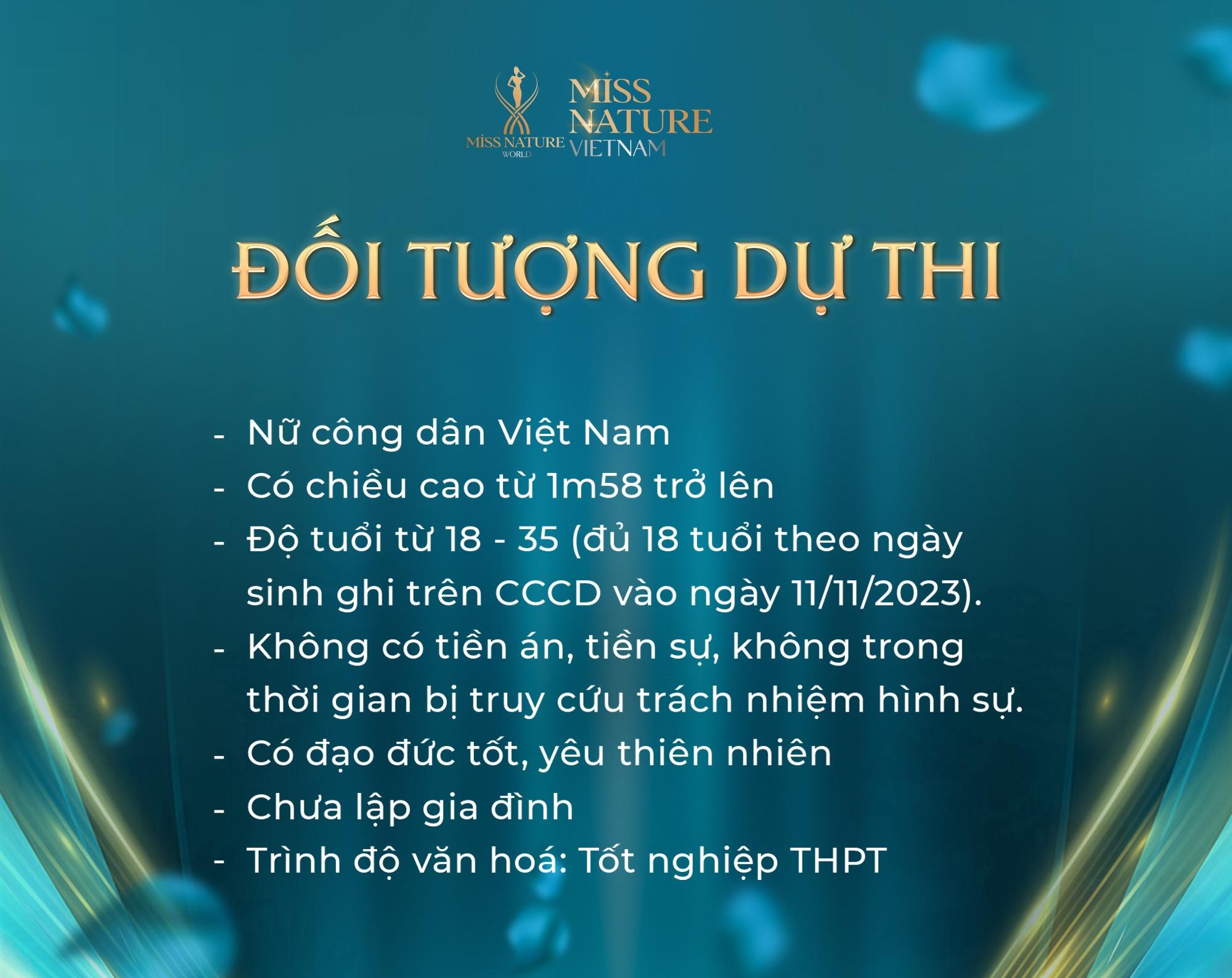 cuoc thi hoa hau thien nhien viet nam 2023 mo co hoi cho thi sinh cao tu 1m58 hinh 3