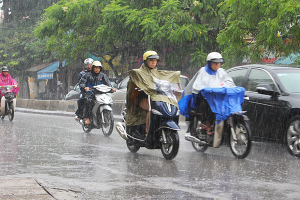 du bao thoi tiet 15 7 bac bo tay nguyen nam bo dem va sang som mua lon hinh 1