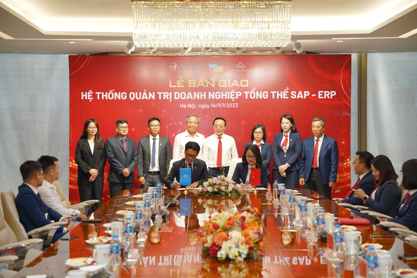 doji va cmc to chuc ban giao he thong quan tri doanh nghiep tong the sap  erp hinh 1