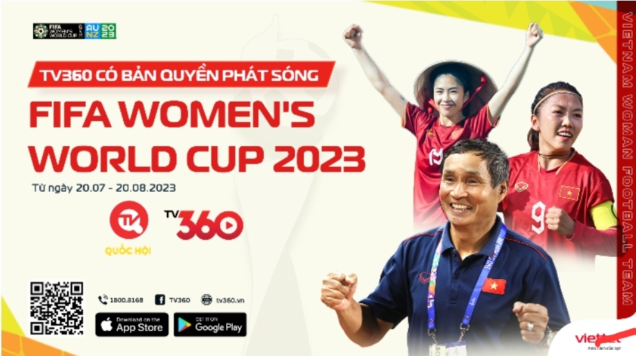 tv360 co ban quyen phat song tron ven 64 tran dau world cup nu 2023 hinh 1