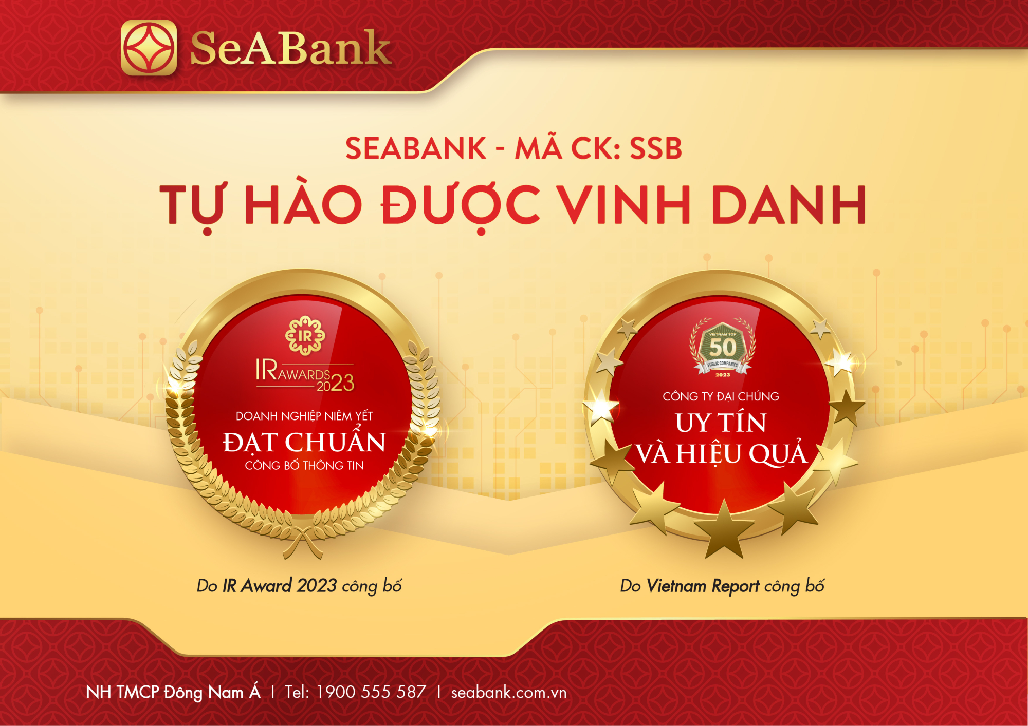 seabank nhan giai top 50 cong ty dai chung uy tin va hieu qua nam 2023 hinh 1