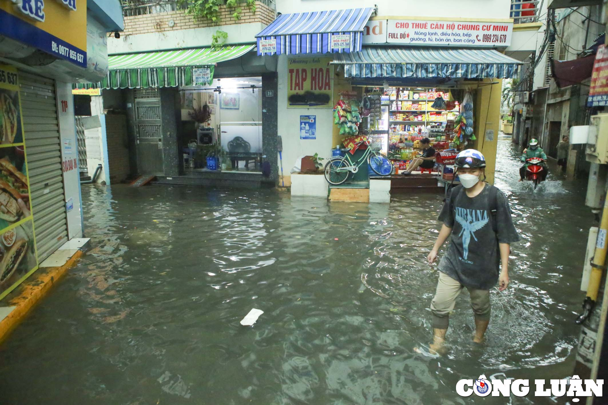 ha noi mua lon nhieu tuyen pho ngap sau trong nuoc hinh 7