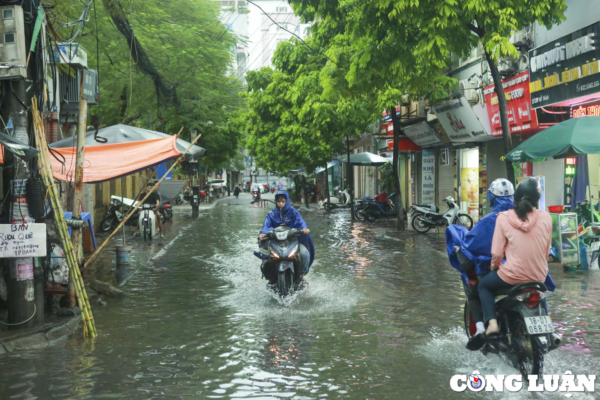 ha noi mua lon nhieu tuyen pho ngap sau trong nuoc hinh 1