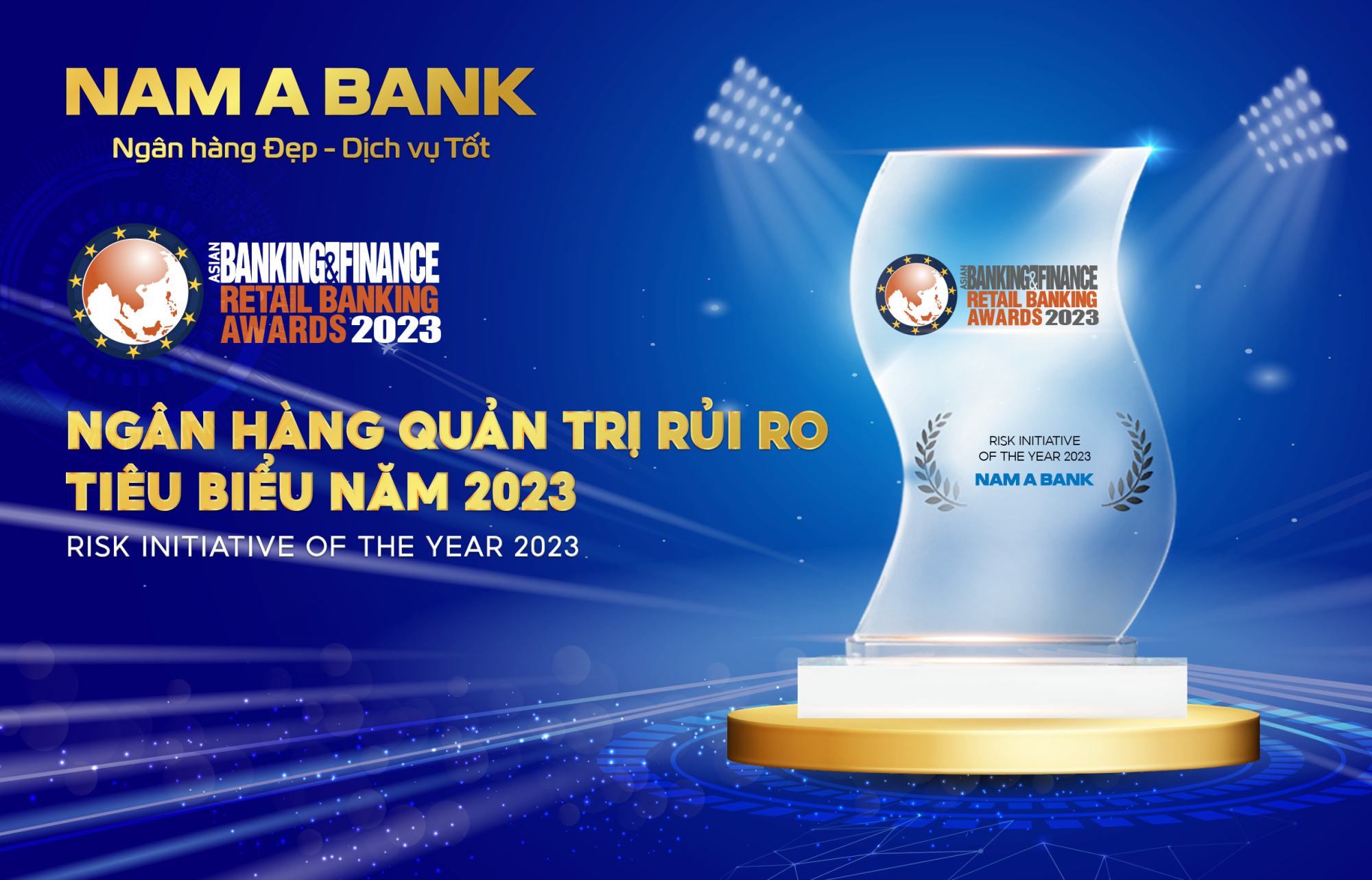 abf vinh danh nam a bank la ngan hang quan tri rui ro tieu bieu nam 2023 hinh 1