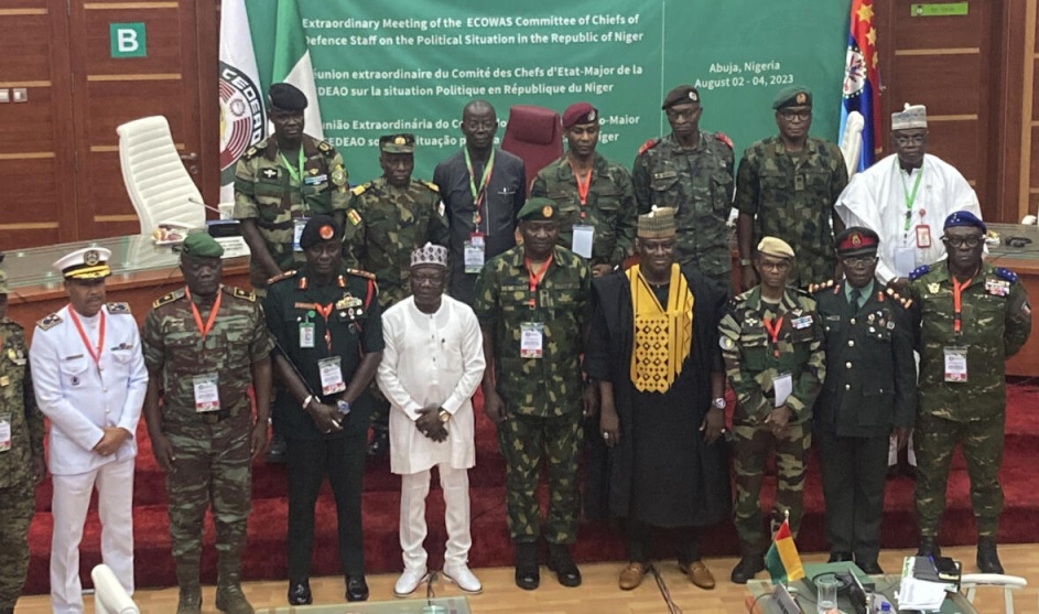 Các nhà lãnh đạo quân sự ECOWAS đã vội vàng đưa ra kế hoạch can thiệp quân sự vào Niger trong một cuộc họp vào thứ Sáu tuần trước. Ảnh: GI