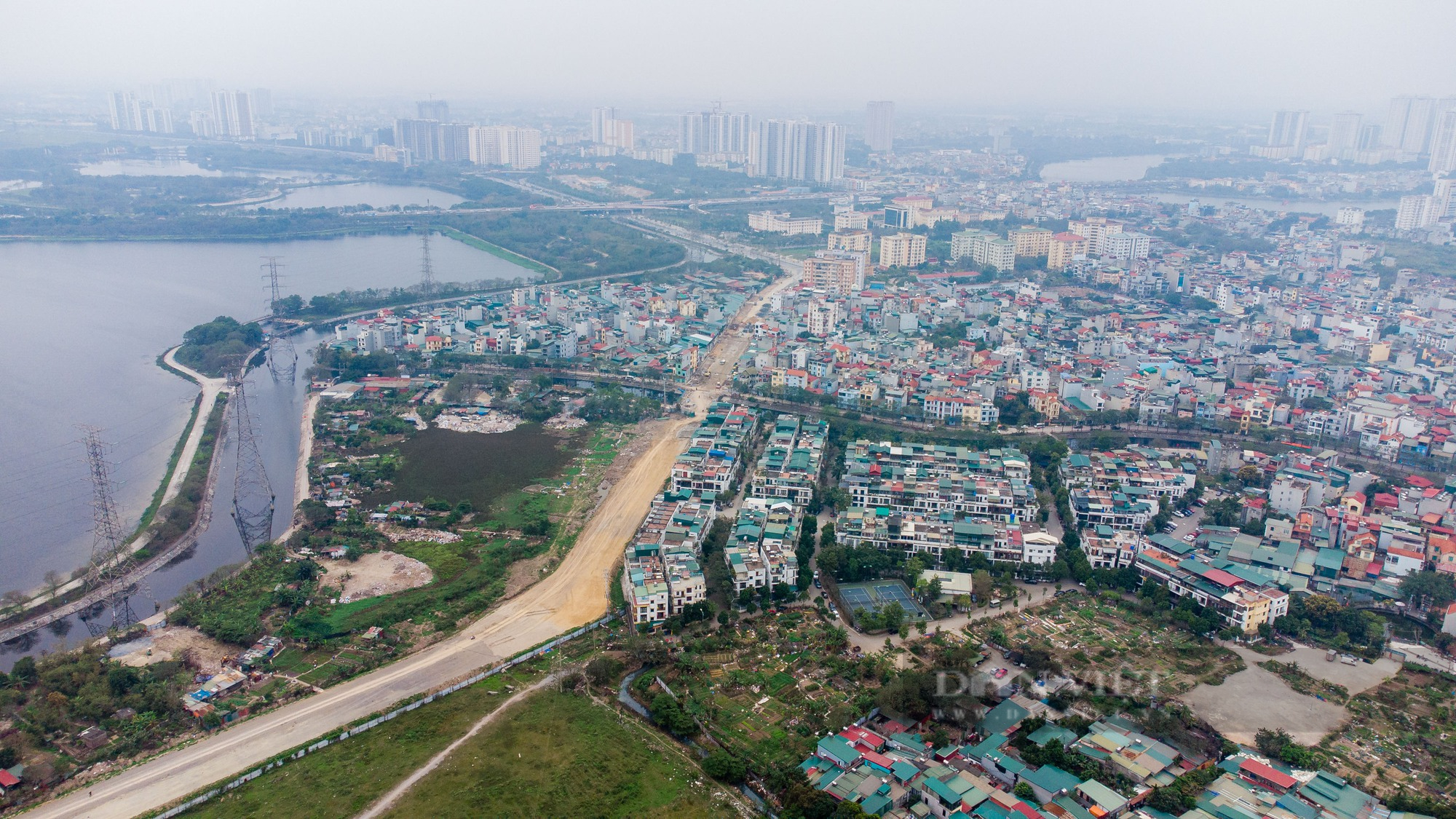 ha noi xay tuyen duong rong 30m noi khu do thi dong tau voi duong giai phong hinh 1