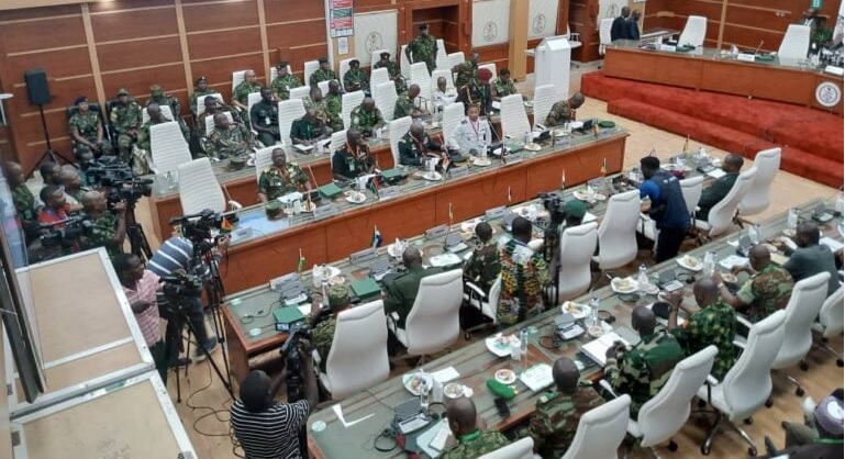 Khối ECOWAS đã kích hoạt biện pháp can thiệp quân sự vào Niger sau cuộc họp khẩn cấp vào hôm thứ Năm (10/8). Ảnh: ECOWAS
