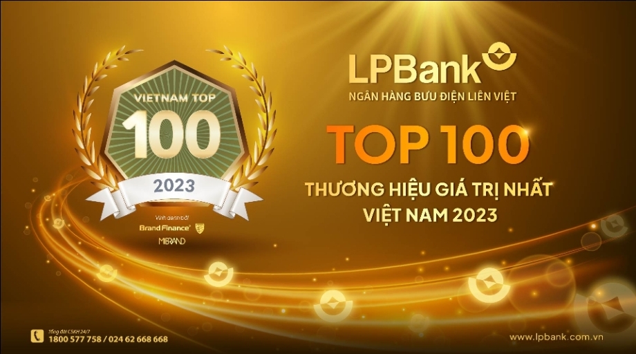 lpbank duoc vinh danh top 100 thuong hieu gia tri nhat viet nam 2023 hinh 2