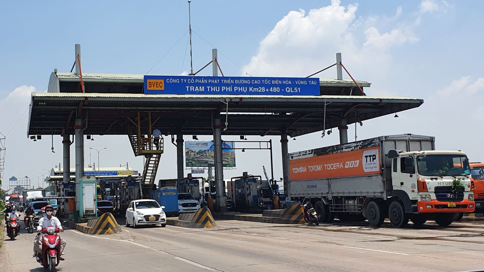 vi sao chua thao do tram thu phi tren quoc lo 51 du da dung thu phi hinh 1