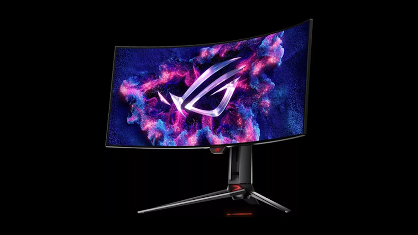 ngam nhin man hinh gaming oled sieu rong 34 inch dau tien tren the gioi do asus san xuat hinh 1