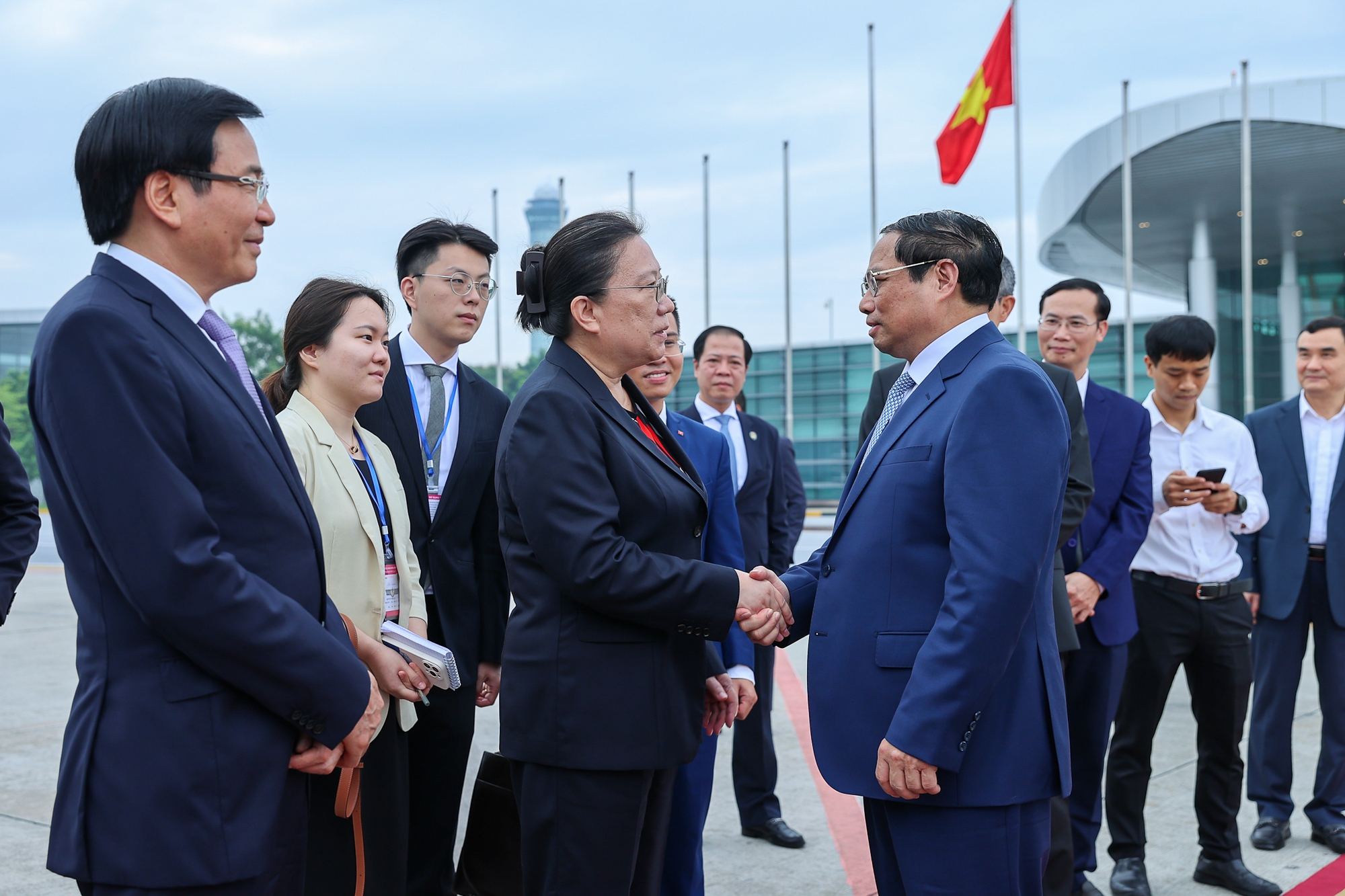 thu tuong pham minh chinh len duong du hoi cho caexpo va hoi nghi cabis tai trung quoc hinh 1