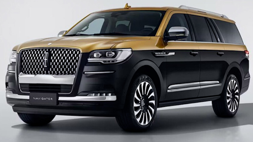 suv co lon lincoln navigator black gold edition chao san thi truong chau a hinh 2