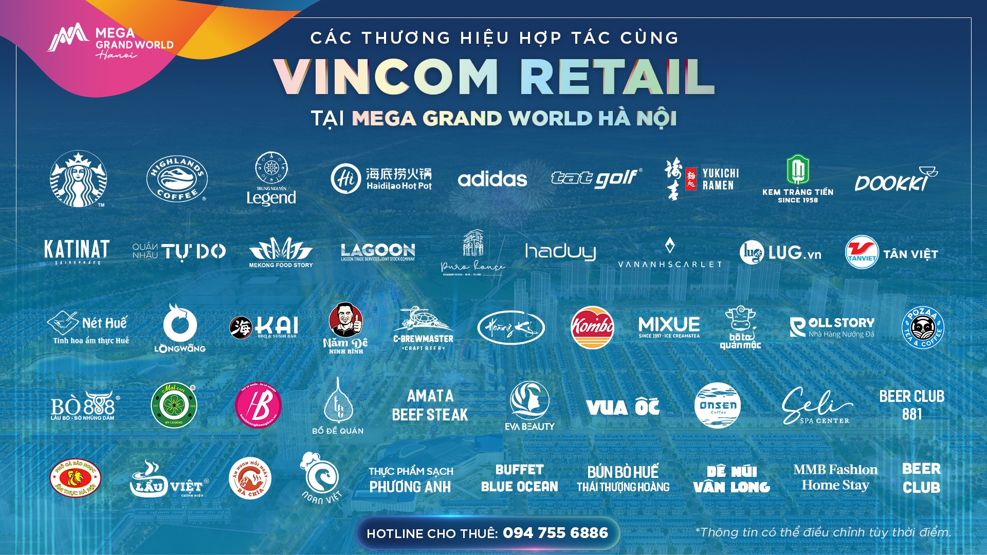 mega grand world ha noi he lo nhung thuong hieu dong hanh dau tien hinh 2