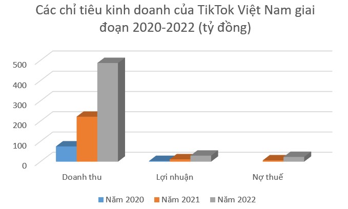 tiktok viet nam doanh thu loi nhuan dot pha no thue tang cao hinh 2