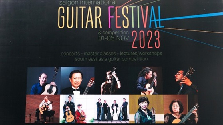 dan nghe si dinh dam quy tu tai lien hoan guitar quoc te sai gon 2023 hinh 1