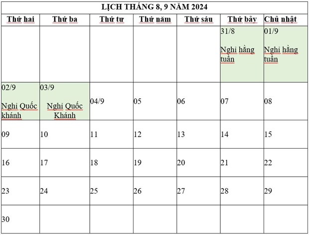 thu tuong chinh phu chot phuong an nghi tet am lich 7 ngay nghi le quoc khanh 4 ngay hinh 2