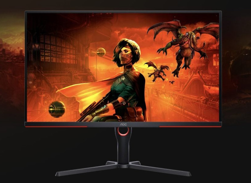 aoc u27g3xm trinh lang voi do phan giai 4k va tan so quet 160hz hinh 1