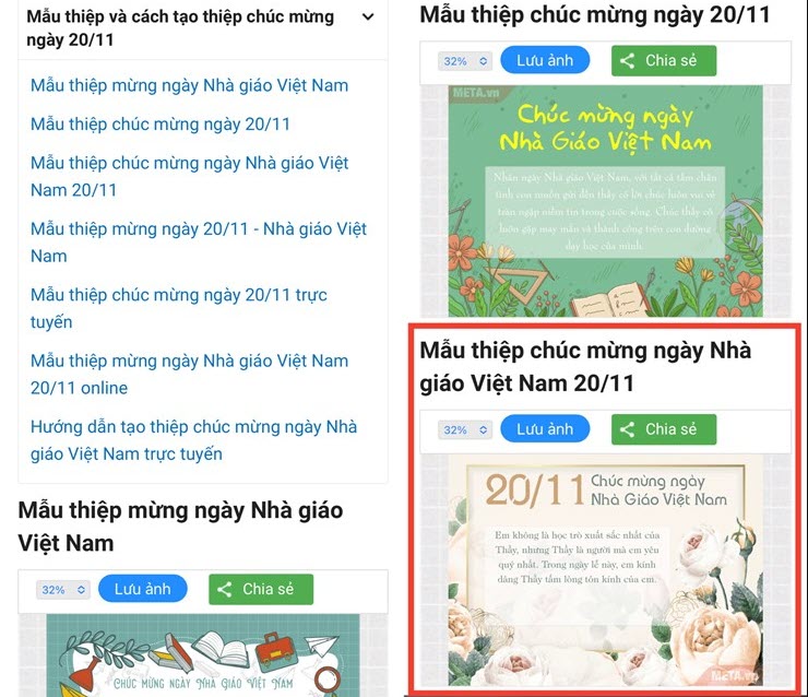 huong dan lam thiep 20 11 online don gian tren dien thoai hinh 1