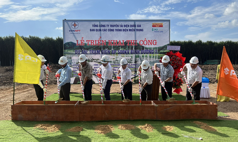 trien khai thi cong du an tram bien ap 500kv binh duong 1 hinh 1