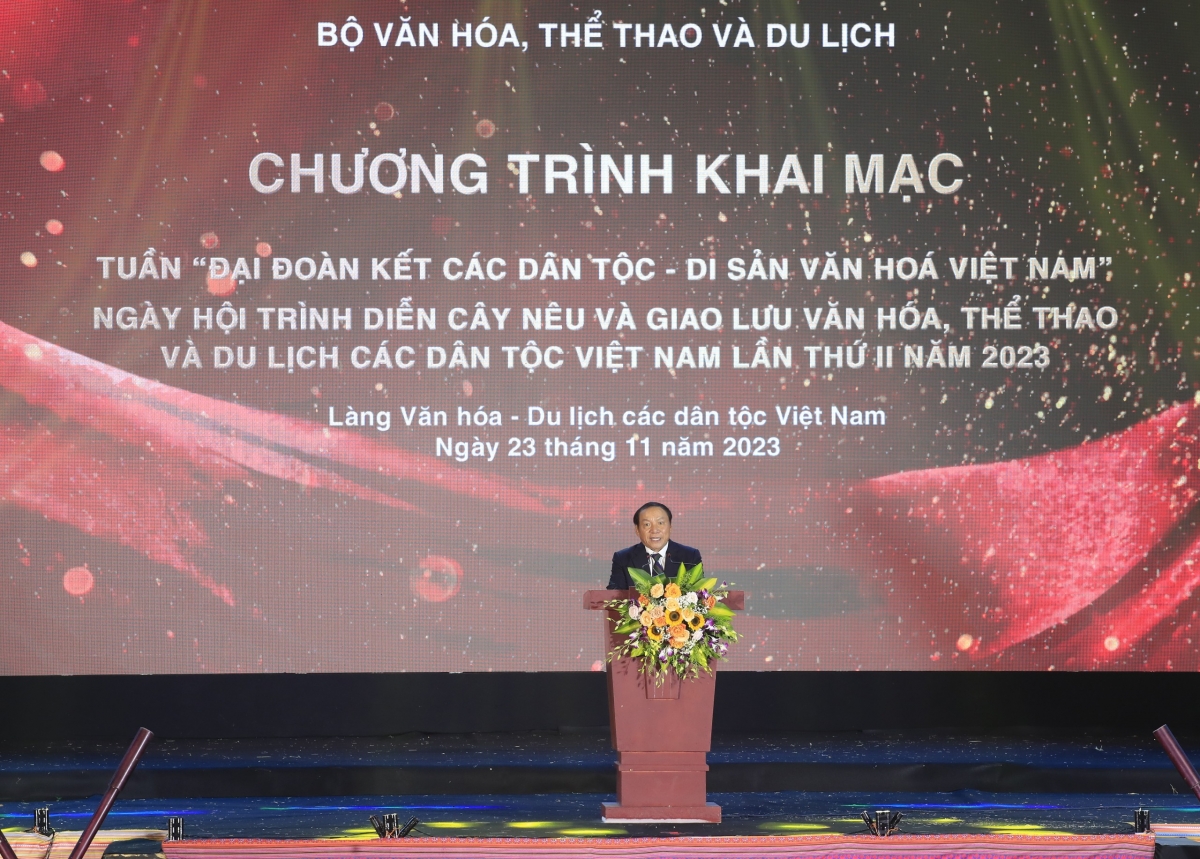 khai mac tuan dai doan ket cac dan toc  di san van hoa viet nam nam 2023 hinh 2