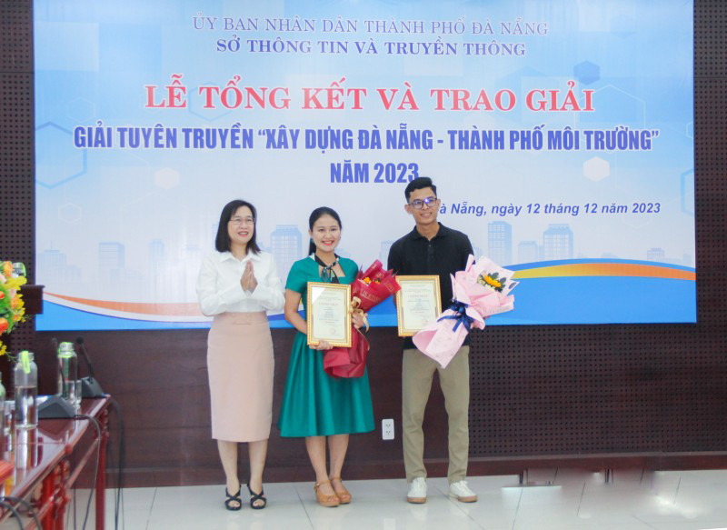 trao giai tuyen truyen xay dung da nang  thanh pho moi truong hinh 1