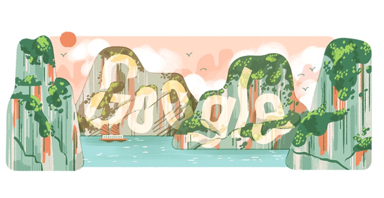 vinh ha long duoc google doodle vinh danh hinh 1