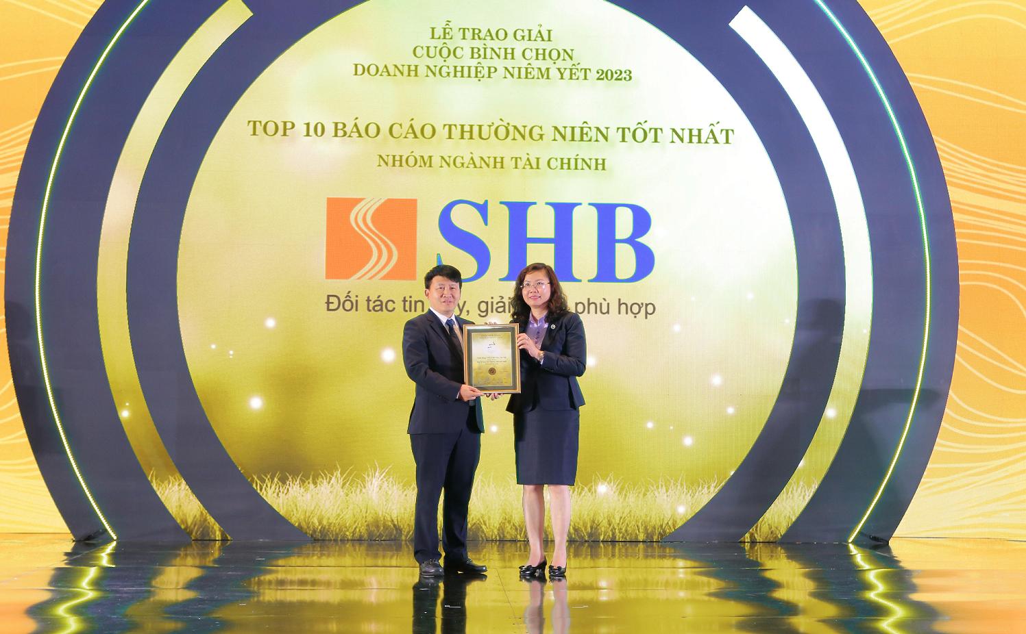 shb duoc vinh danh top 10 doanh nghiep co bao cao thuong nien tot nhat hinh 1