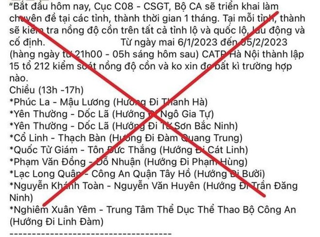 cong an tp ha noi bac tin lap 15 to kiem soat nong do con hinh 1