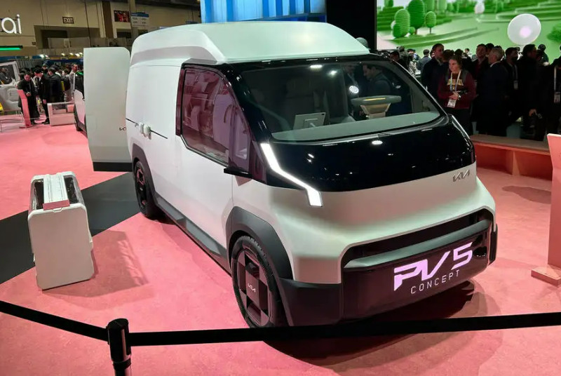 Kia PV5 Concept: Mẫu xe tải điện với thân xe có thể hoán đổi