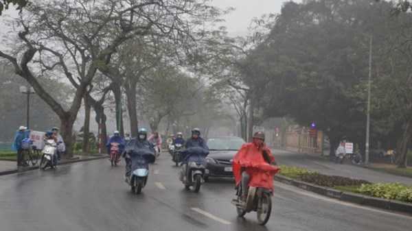 du bao thoi tiet 18 1 2024 ha noi dem va sang co mua nho troi ret hinh 1