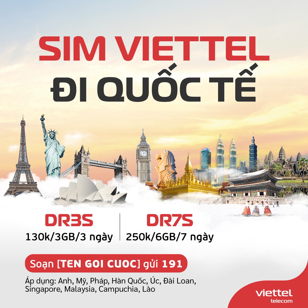 viettel giam gia data roaming toi 3 lan tai nhieu quoc gia lon hinh 1