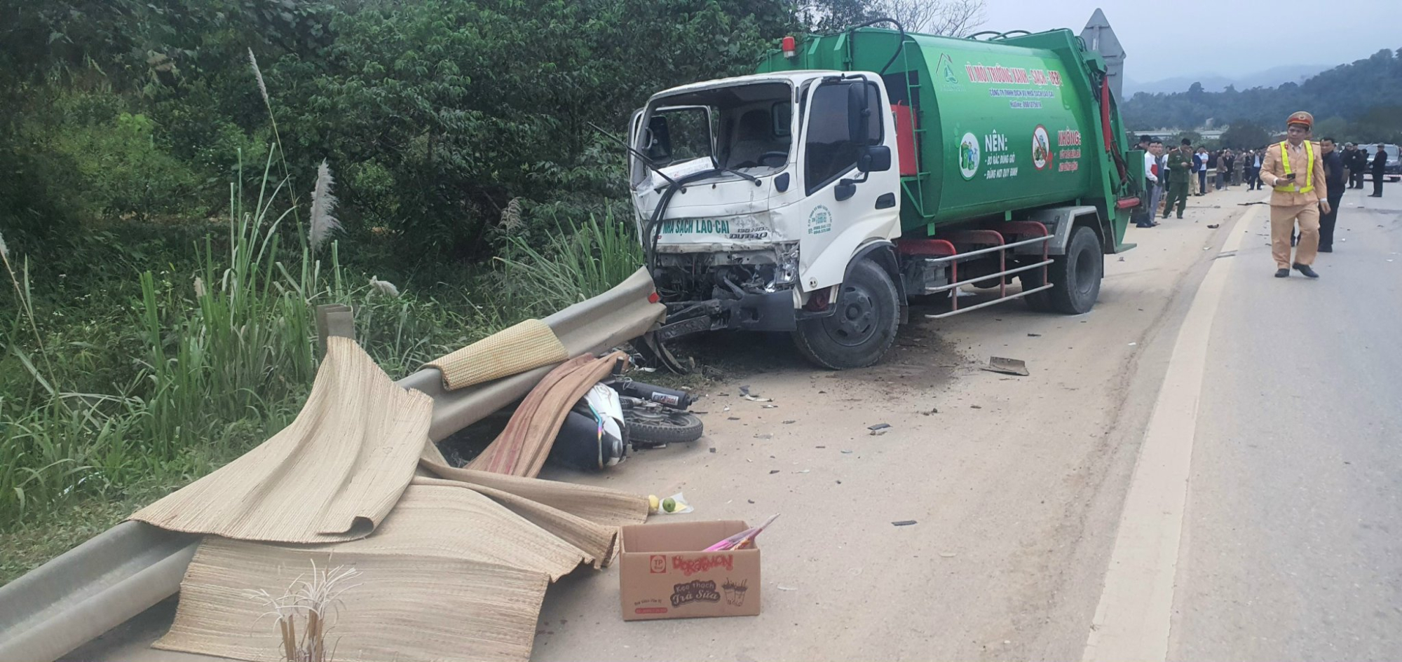 lao cai chi dao khan khac phuc hau qua vu tai nan giao thong tren cao toc lam 4 nguoi chet hinh 1