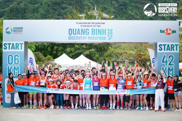 gan 2400 vdv tham gia giai chay quang binh discovery marathon nam 2024 hinh 1