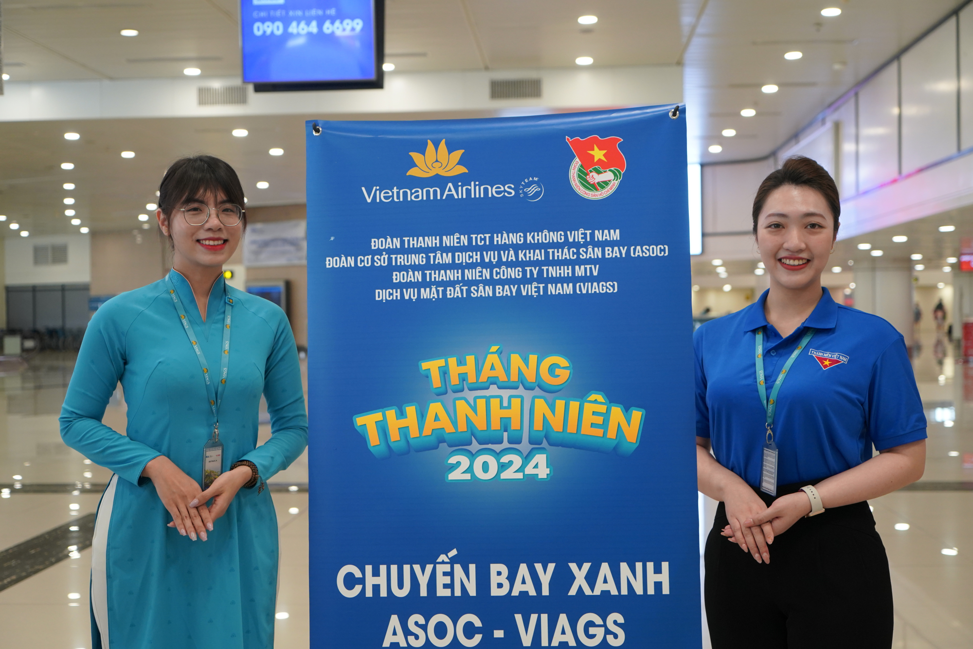 vietnam airlines to chuc chuyen bay doan thanh nien nhan dip 93 nam thanh lap hinh 3