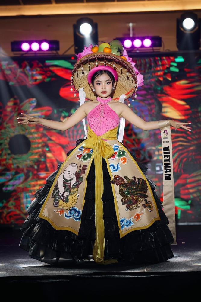 nguyen tran bao linh rang ro dang quang a hau mini miss junior idol world 2024 tai thai lan hinh 4