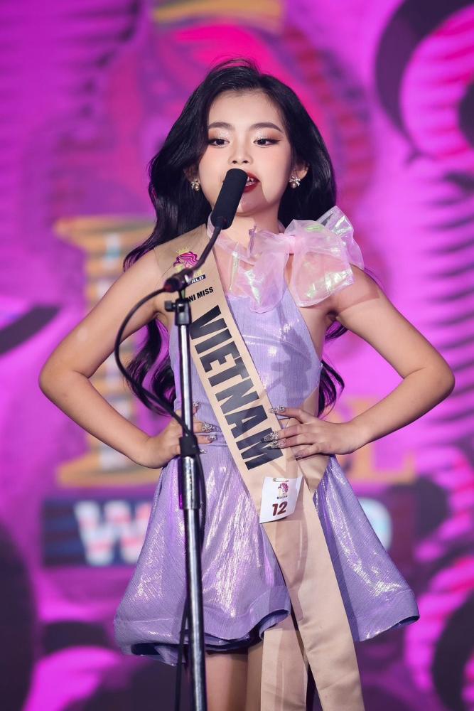 nguyen tran bao linh rang ro dang quang a hau mini miss junior idol world 2024 tai thai lan hinh 6