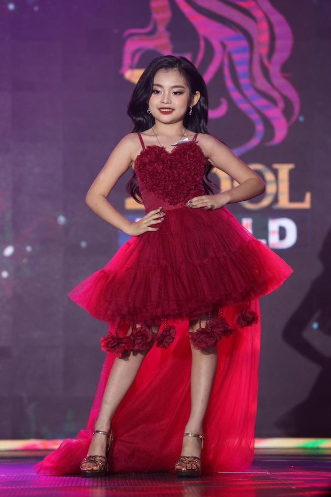 nguyen tran bao linh rang ro dang quang a hau mini miss junior idol world 2024 tai thai lan hinh 8