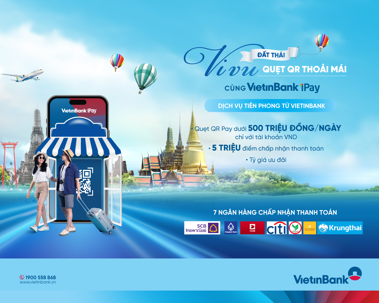 vietinbank trien khai dich vu thanh toan xuyen bien gioi cho khach hang du lich thai lan hinh 1