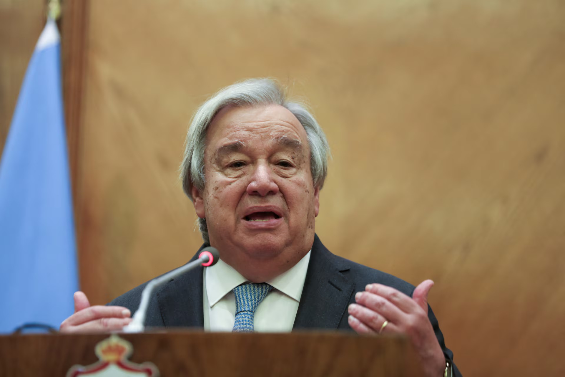 Tổng thư ký Liên hợp quốc Antonio Guterres. Ảnh: REUTERS

