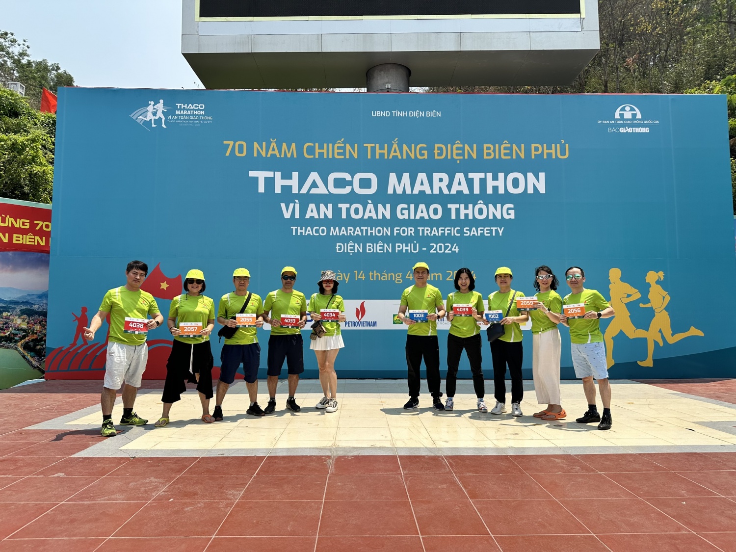 petrovietnam dong hanh cung giai chay thaco marathon vi an toan giao thong  dien bien phu 2024 hinh 3
