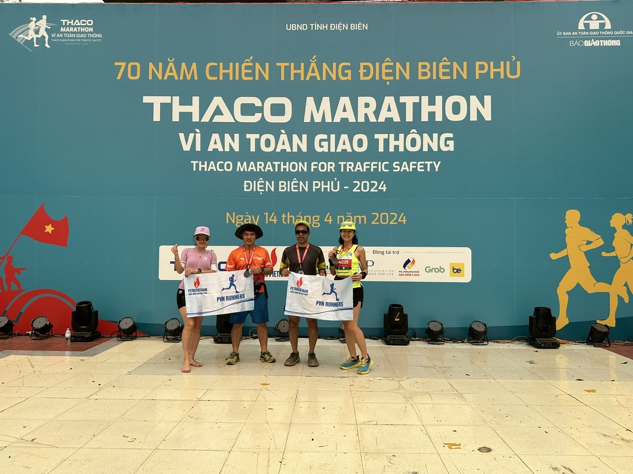 petrovietnam dong hanh cung giai chay thaco marathon vi an toan giao thong  dien bien phu 2024 hinh 12