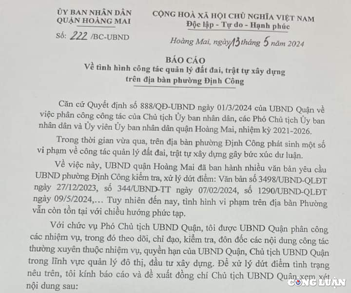 ha noi chu tich ubnd phuong dinh cong bi de xuat tam dung dieu hanh mot so hoat dong cong tac hinh 1