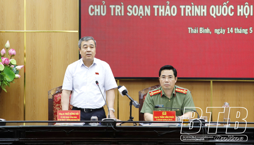 thai binh tuyen truyen cac du an luat do bo cong an chu tri soan thao trinh tai ky hop thu 7 quoc hoi khoa xv hinh 1