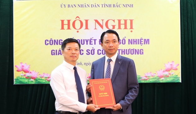 cong bo quyet dinh bo nhiem giam doc so cong thuong bac ninh hinh 1